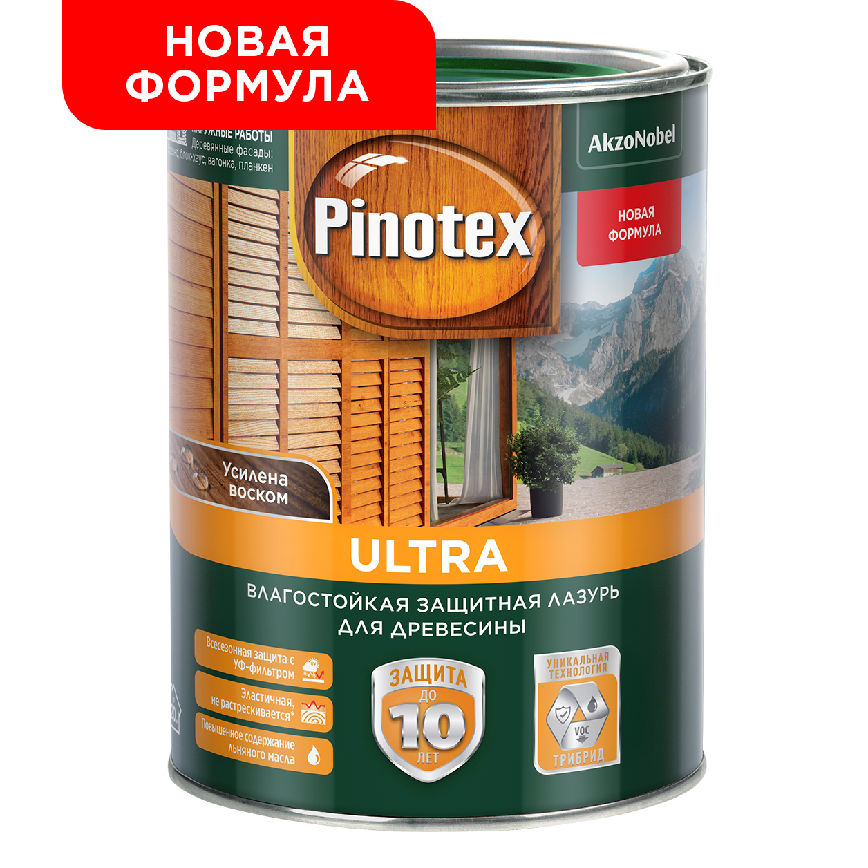 Антисептик Pinotex Ultra (1л) Тик