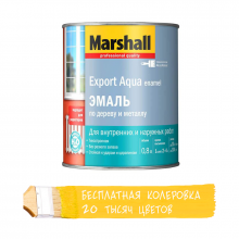 Водная эмаль Marshall Export Aqua Enamel (0,8л) глянц. белая 