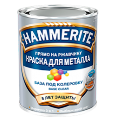 Краска Hammerite для металла (0.7л) база под колеровку белая