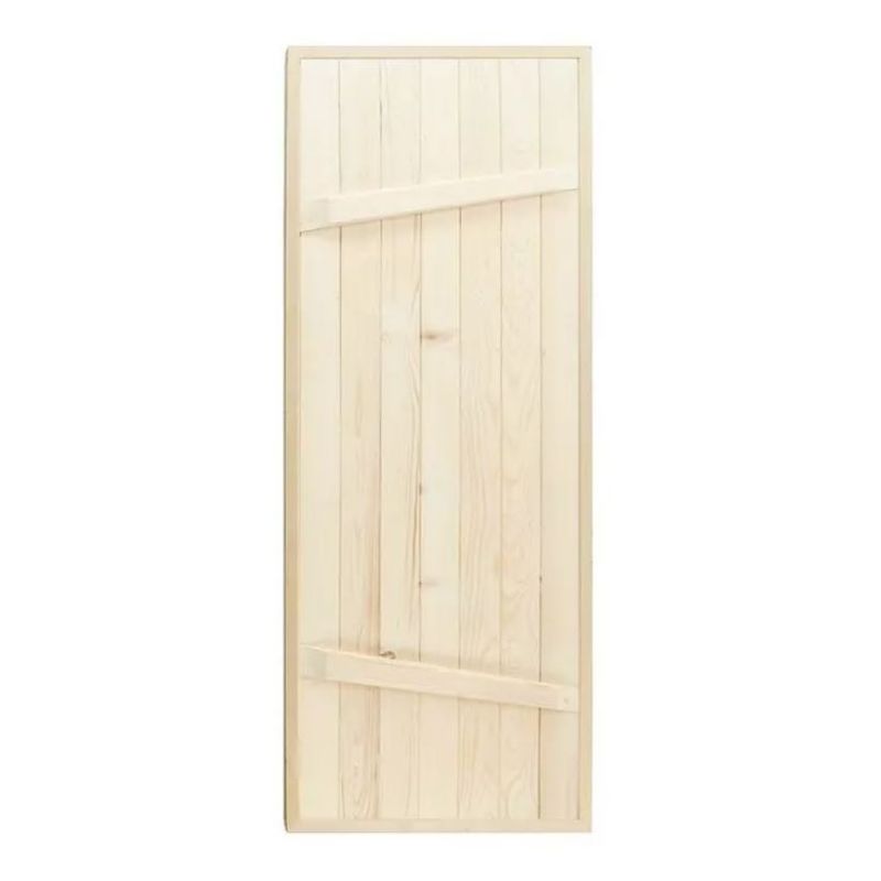 Деревянная дверь (массив сосны) 1900*700мм Россия