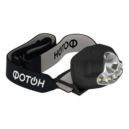 Фонарь налобный светодиодный ФОТОН SH-900 (1Вт, 3*LR03 в комплекте) черный