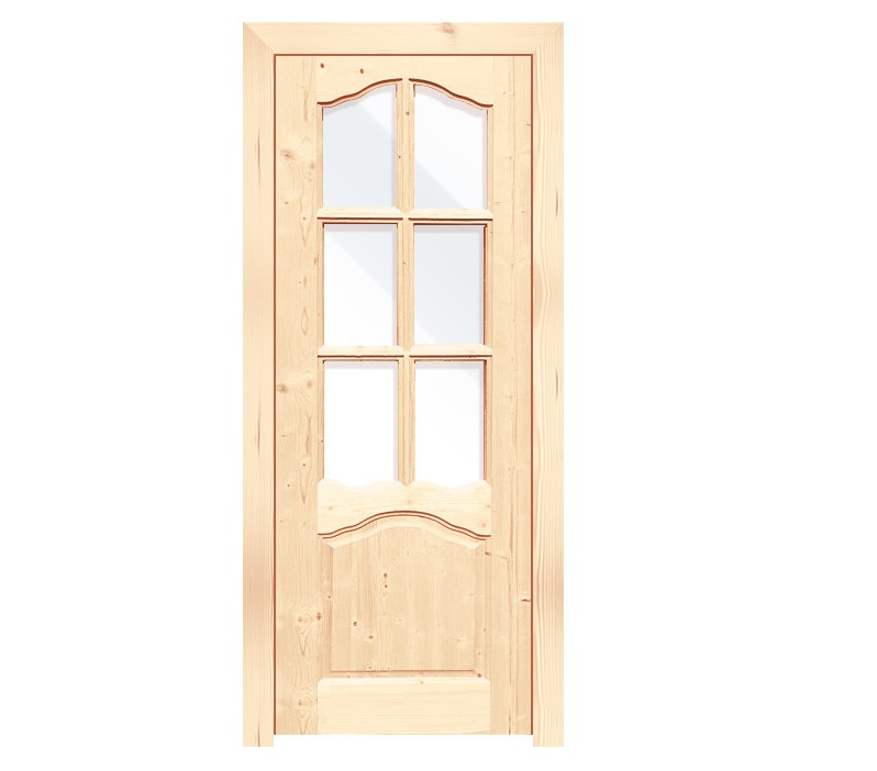 Деревянная дверь, филен.полотно "Каролина" 2000*800мм (под стекло)