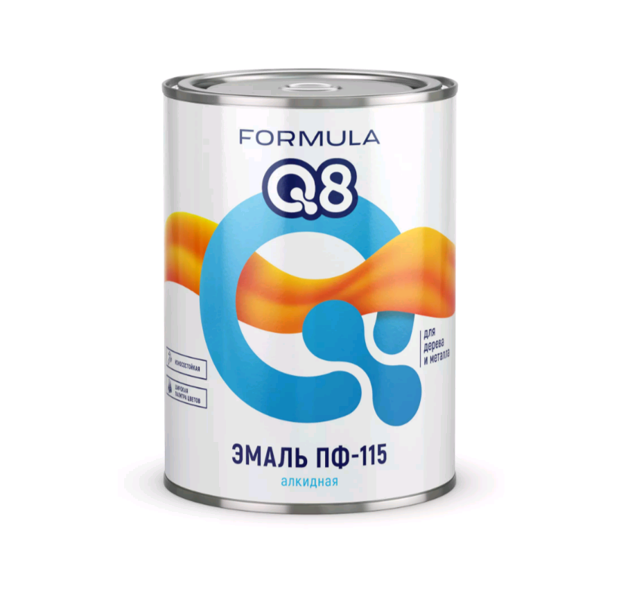 Эмаль ПФ-115 Голубая 0,9кг Formula Q8
