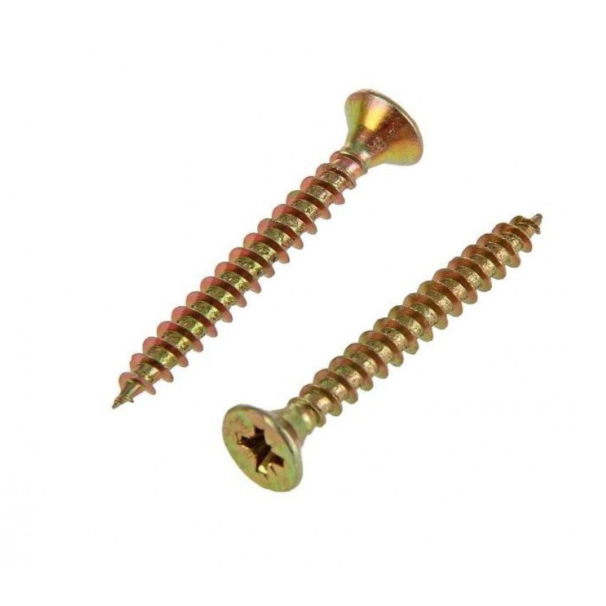 Саморез по дереву ЖЕЛТЫЕ 4,8х150 (200шт.)