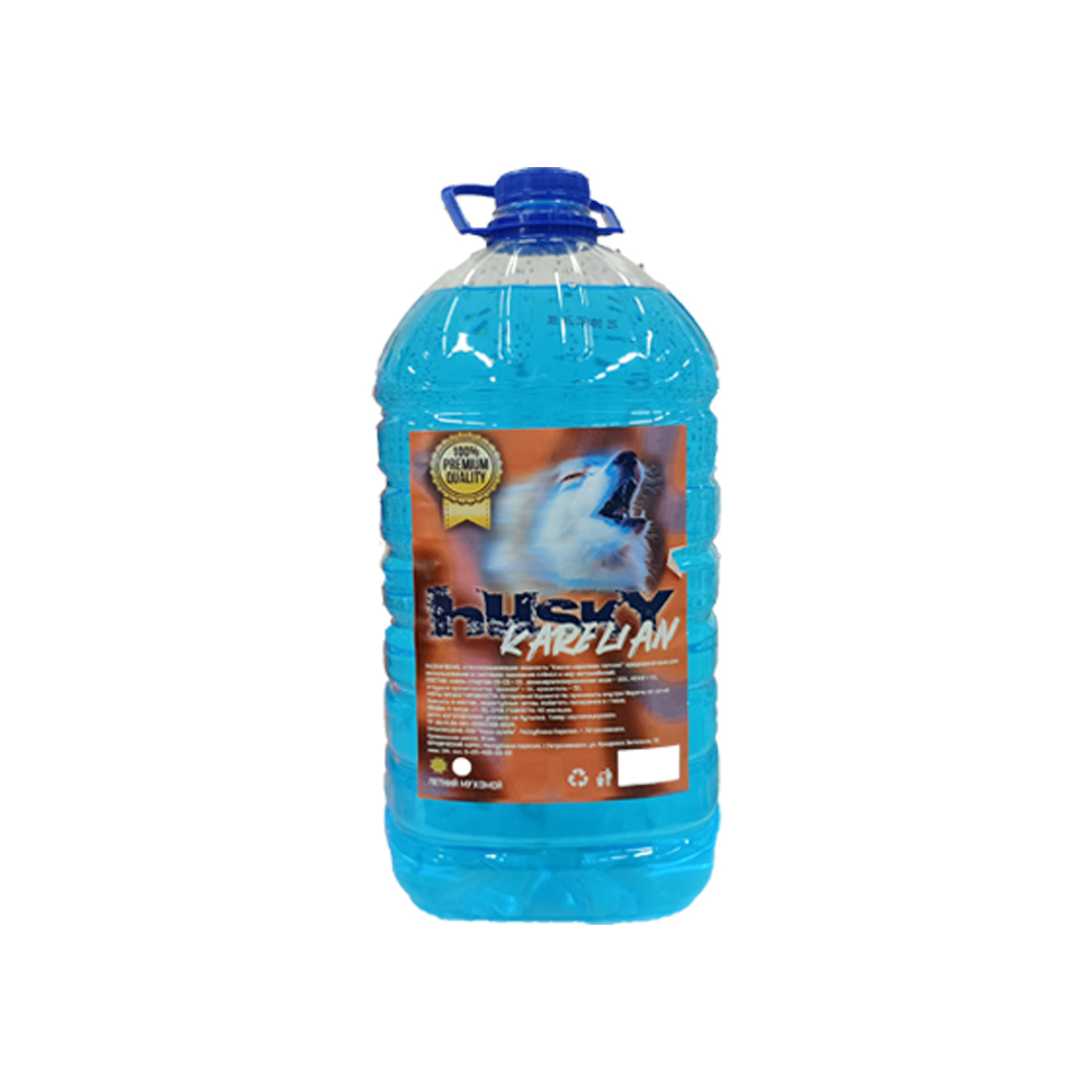 Жидкость стеклоомывающая летняя, HUSKY, ДЫНЯ, 4 л.