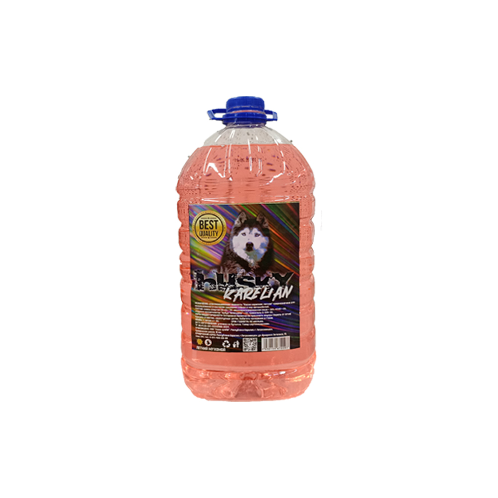 Жидкость стеклоомывающая летняя, HUSKY, АРБУЗ, 4 л.